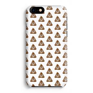 CaseCompany Poop emoji: Volledig Geprint iPhone 7 Hoesje