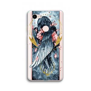 CaseCompany Golden Raven: Google Pixel 3 XL Transparant Hoesje