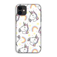CaseCompany Rainbow Unicorn: iPhone 11 Tough Case