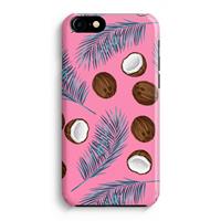 CaseCompany Kokosnoot roze: Volledig Geprint iPhone 7 Hoesje