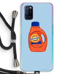 CaseCompany Ultra Sensitive: Oppo A92 Transparant Hoesje met koord