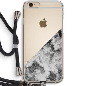 CaseCompany Onweer: iPhone 6 / 6S Transparant Hoesje met koord