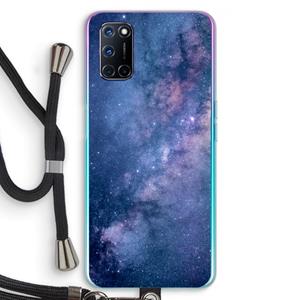 CaseCompany Nebula: Oppo A92 Transparant Hoesje met koord