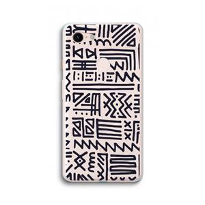 CaseCompany Marrakech print: Google Pixel 3 XL Transparant Hoesje