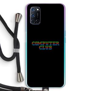 CaseCompany Retro: Oppo A92 Transparant Hoesje met koord