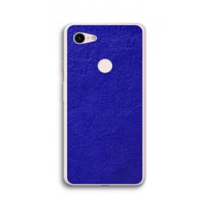 CaseCompany Majorelle Blue: Google Pixel 3 XL Transparant Hoesje