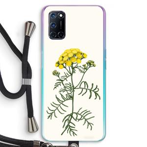 CaseCompany Tansy: Oppo A92 Transparant Hoesje met koord