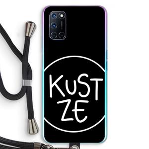 CaseCompany KUST ZE: Oppo A92 Transparant Hoesje met koord