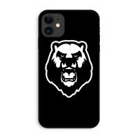 CaseCompany Angry Bear (black): iPhone 11 Tough Case