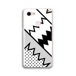 CaseCompany Pop Art #5: Google Pixel 3 XL Transparant Hoesje