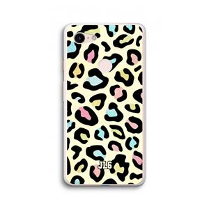 CaseCompany Leopard pattern: Google Pixel 3 XL Transparant Hoesje
