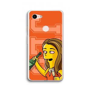 CaseCompany Jamie Lee Simpson: Google Pixel 3 XL Transparant Hoesje