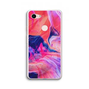 CaseCompany Earth And Ocean: Google Pixel 3 XL Transparant Hoesje