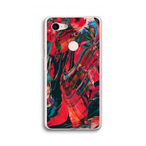 CaseCompany Endless Descent: Google Pixel 3 XL Transparant Hoesje