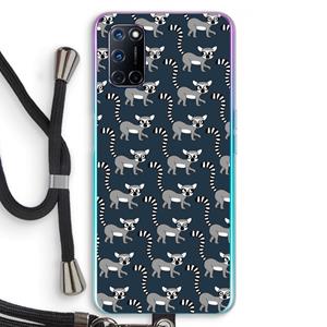 CaseCompany Makis: Oppo A92 Transparant Hoesje met koord