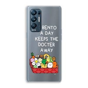 CaseCompany Bento a day: Oppo Find X3 Neo Transparant Hoesje