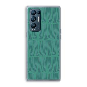 CaseCompany Swirls: Oppo Find X3 Neo Transparant Hoesje