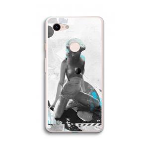 CaseCompany I will not feel a thing: Google Pixel 3 XL Transparant Hoesje