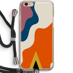 CaseCompany Noor A: iPhone 6 / 6S Transparant Hoesje met koord