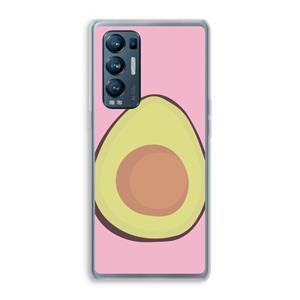 CaseCompany Avocado: Oppo Find X3 Neo Transparant Hoesje