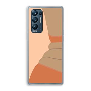 CaseCompany Bikini: Oppo Find X3 Neo Transparant Hoesje