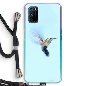 CaseCompany Kolibri: Oppo A92 Transparant Hoesje met koord