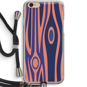 CaseCompany Bast A: iPhone 6 / 6S Transparant Hoesje met koord