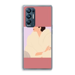 CaseCompany Cosy: Oppo Find X3 Neo Transparant Hoesje