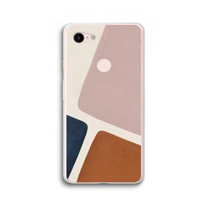 CaseCompany Geo #2: Google Pixel 3 XL Transparant Hoesje