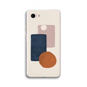 CaseCompany Geo #3: Google Pixel 3 XL Transparant Hoesje