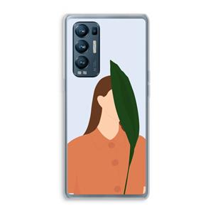 CaseCompany Leaf: Oppo Find X3 Neo Transparant Hoesje