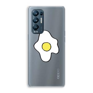 CaseCompany Spiegelei: Oppo Find X3 Neo Transparant Hoesje