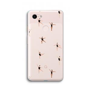 CaseCompany Dancing #1: Google Pixel 3 XL Transparant Hoesje