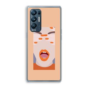 CaseCompany Surprise: Oppo Find X3 Neo Transparant Hoesje