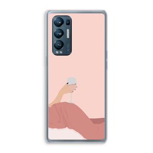CaseCompany Wine: Oppo Find X3 Neo Transparant Hoesje