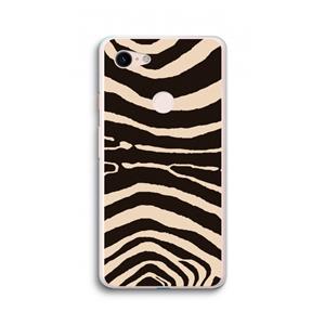 CaseCompany Arizona Zebra: Google Pixel 3 XL Transparant Hoesje