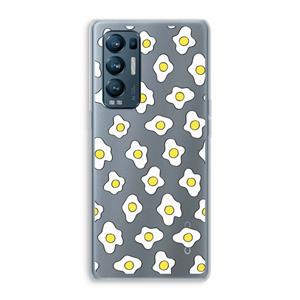 CaseCompany Spiegeleitjes: Oppo Find X3 Neo Transparant Hoesje