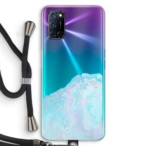 CaseCompany Fantasie pastel: Oppo A92 Transparant Hoesje met koord