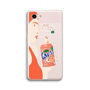 CaseCompany Peach please!: Google Pixel 3 XL Transparant Hoesje