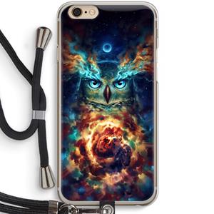 CaseCompany Aurowla: iPhone 6 / 6S Transparant Hoesje met koord