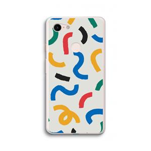 CaseCompany Illustratieve pop 2: Google Pixel 3 XL Transparant Hoesje