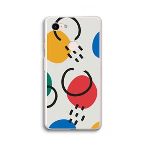 CaseCompany Illustratieve pop 3: Google Pixel 3 XL Transparant Hoesje
