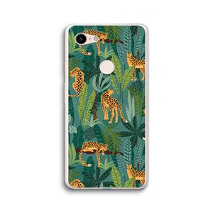 CaseCompany Luipaard 2: Google Pixel 3 XL Transparant Hoesje