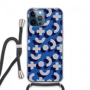 CaseCompany 8-bit N°5: iPhone 13 Pro Max Transparant Hoesje met koord