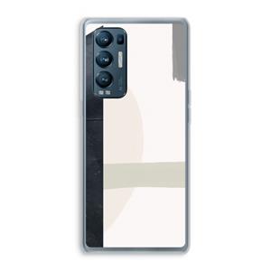 CaseCompany Baca: Oppo Find X3 Neo Transparant Hoesje