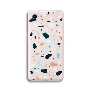 CaseCompany Terrazzo N°13: Google Pixel 3 XL Transparant Hoesje