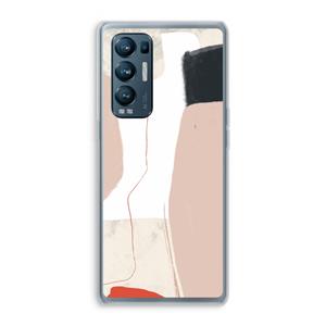 CaseCompany Lava: Oppo Find X3 Neo Transparant Hoesje