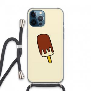 CaseCompany Frisco: iPhone 13 Pro Max Transparant Hoesje met koord