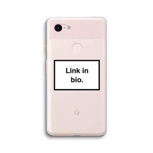 CaseCompany Link in bio: Google Pixel 3 XL Transparant Hoesje