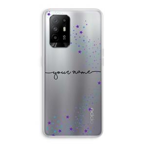 CaseCompany Sterren: Oppo A95 5G Transparant Hoesje